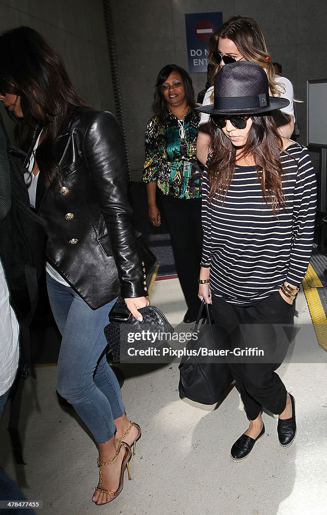 Celebrity Sightings In Los Angeles - March 13, 2014
