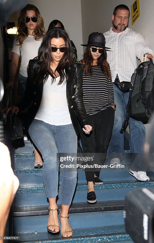 Celebrity Sightings In Los Angeles - March 13, 2014