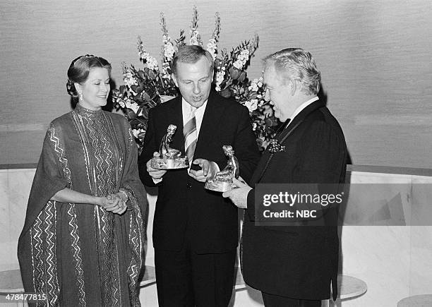 Once Upon a Time... Is Now the Story of Princess Grace" -- Pictured: Princess Grace Kelly of Monaco, unknown, Prince Rainier III of Monaco --