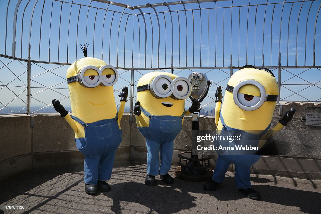 The Minions Visit The Empire State Building