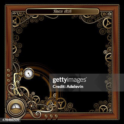 Steampunk frame concept Steampunk frame concept