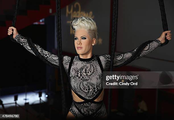 Pink Singer Statue Madame (Singer) Photos and Premium High Res Pictures - Getty Images