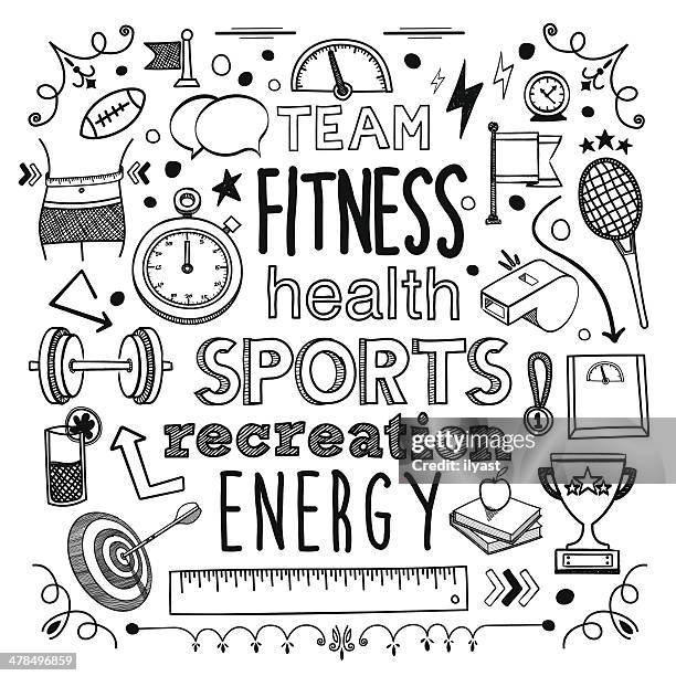 fitness - wettkampf stock-grafiken, -clipart, -cartoons und -symbole