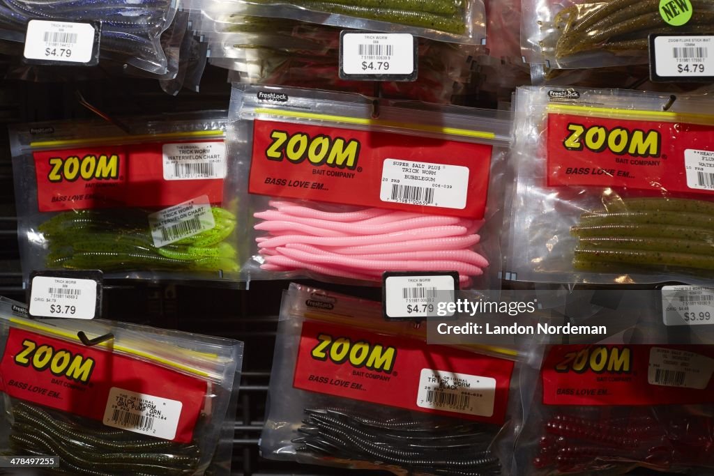 Geico Bas Closeup fo bait and hooks on sale at BJCC Arena. Equipment. Landon ...