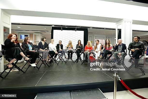 Designers Cynthia Vincent, Amanda Uprichard, Trina Turk, Rebecca Taylor, Cynthia Rowley, Bloomingdales Fashion Director Brooke Jaffe, designers...