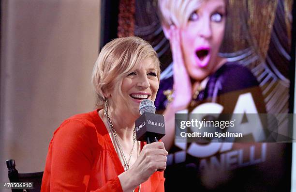 Comedian Lisa Lampanelli attends the AOL BUILD Speaker Series supporting her new special "Back To The Drawing Board" at AOL Studios In New York on...