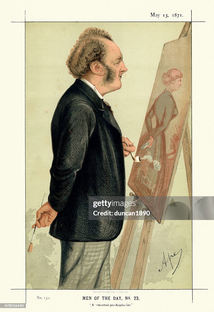 Vanity Fair Print of John Everett Millais
