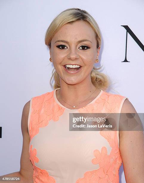 Actress Bree Olson attends the world premiere screening of "Unity" at DGA Theater on June 24, 2015 in Los Angeles, California.