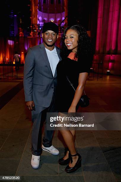 Sway Calloway and Kiyomi Calloway attend Logo's "Trailblazer Honors" 2015 at the Cathedral of St. John the Divine on June 25, 2015 in New York City.