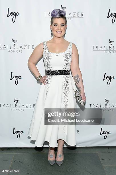 Kelly Osbourne attends Logo's "Trailblazer Honors" 2015 at the Cathedral of St. John the Divine on June 25, 2015 in New York City.