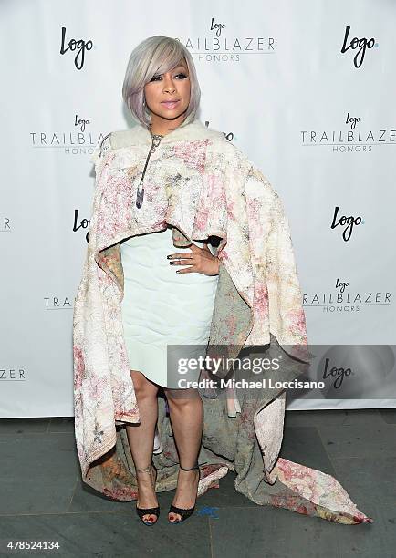 Raven-Symone attends Logo's "Trailblazer Honors" 2015 at the Cathedral of St. John the Divine on June 25, 2015 in New York City.