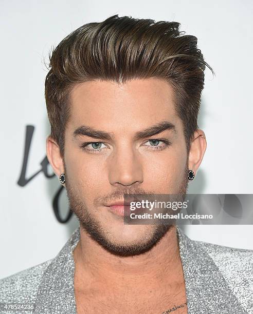 Adam Lambert attends Logo's "Trailblazer Honors" 2015 at the Cathedral of St. John the Divine on June 25, 2015 in New York City.