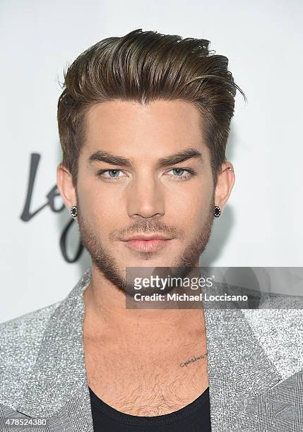 Adam Lambert attends Logo's "Trailblazer Honors" 2015 at the Cathedral of St. John the Divine on June 25, 2015 in New York City.