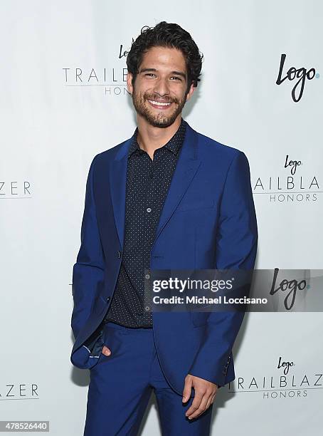 Actor Tyler Posey attends Logo's "Trailblazer Honors" 2015 at the Cathedral of St. John the Divine on June 25, 2015 in New York City.