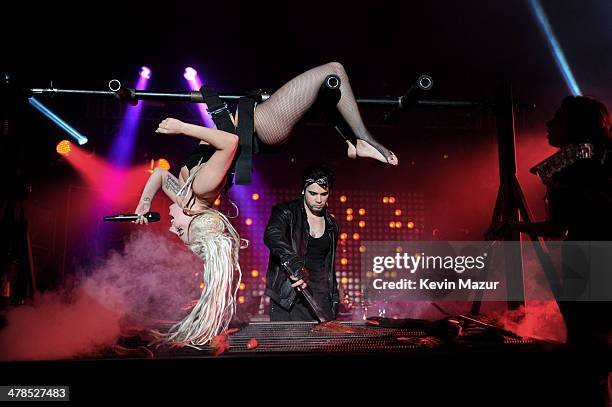 Lady Gaga performs on the Doritos #BoldStage at Stubbs Bar-B-Q in an exclusive performance celebrating her Born This Way Foundation on Thursday,...