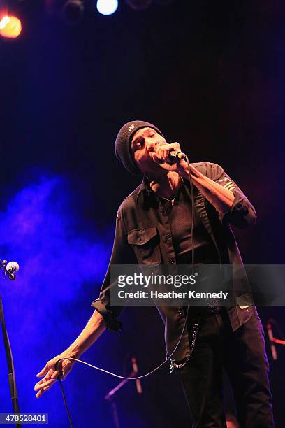 Musician Doug Pinnick performs onstage at the USPS Hendrix Stamp Event + Los Lonely Boys during the 2014 SXSW Music, Film + Interactive at Butler...