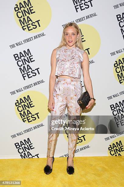 Actress Chloe Sevigny attends the "Kids" 20th Anniversary Screening during BAMcinemaFest 2015 at BAM Peter Jay Sharp Building on June 25, 2015 in New...