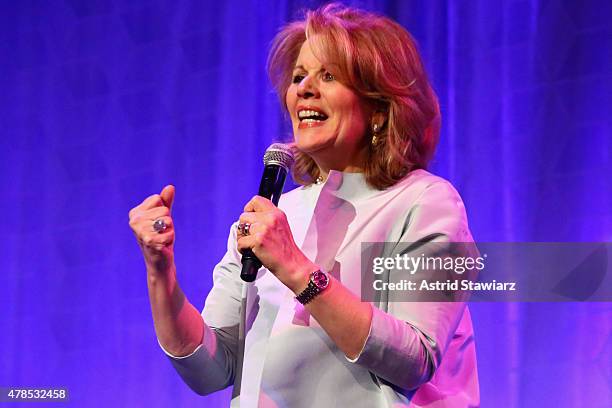 Opera Singer Renee Fleming performs onstage during the United Nations Global Compact 15TH Anniversary Celebration at Cipriani 42nd Street on June 25,...