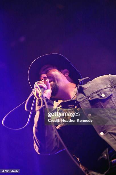 Singer Chino Moreno of The Deftones performs onstage at the USPS Hendrix Stamp Event + Los Lonely Boys during the 2014 SXSW Music, Film + Interactive...