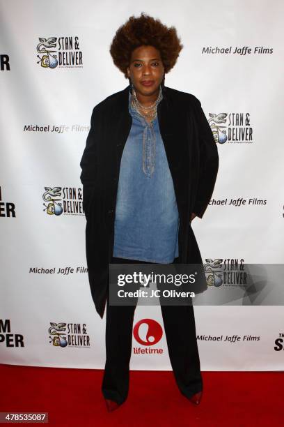 Singer/actress Macy Gray attends the premiere screening and cocktail reception of the Lifetime original movie "The Grim Sleeper" at American Film...