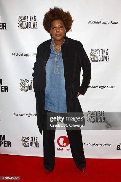 Singer/actress Macy Gray attends the premiere screening and cocktail reception of the Lifetime original movie "The Grim Sleeper" at American Film...