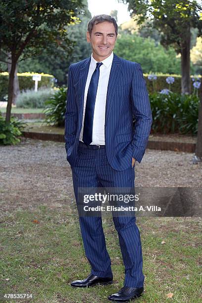Marco Liorni attends RAI Yearly TV Show Schedule at Villa Piccolomini on June 25, 2015 in Rome, Italy.