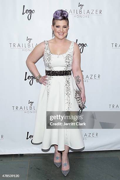 Kelly Osbourne attends Logo TV's "Trailblazers" at the Cathedral of St. John the Divine on June 25, 2015 in New York City.