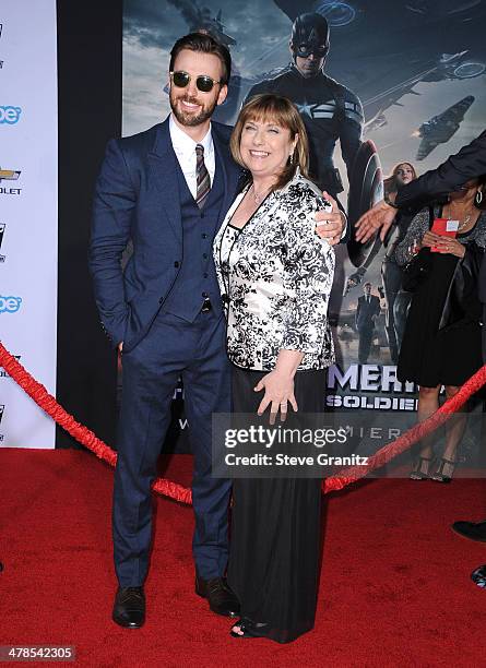 Chris Evans arrives at the "Captain America: The Winter Soldier" - Los Angeles Premiere at the El Capitan TheatrePLEASE NOTE THIS IS AN INVITATION TO...