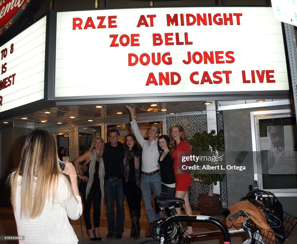 Midnight Screening Of "Raze" Hosted By Zoe Bell And Doug Jones