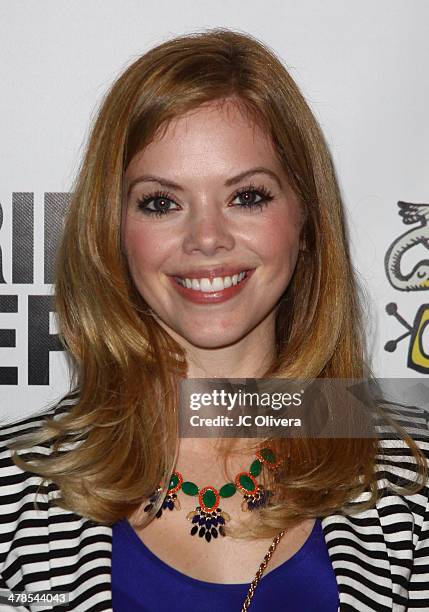 Actress Dreama Walker attends the premiere screening and cocktail reception of the Lifetime original movie "The Grim Sleeper" at American Film...