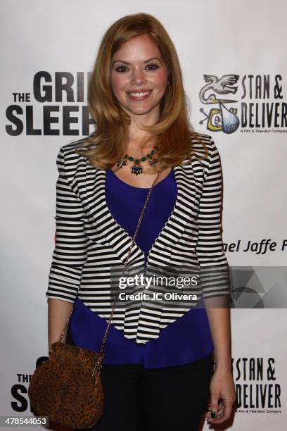 Actress Dreama Walker attends the premiere screening and cocktail reception of the Lifetime original movie "The Grim Sleeper" at American Film...