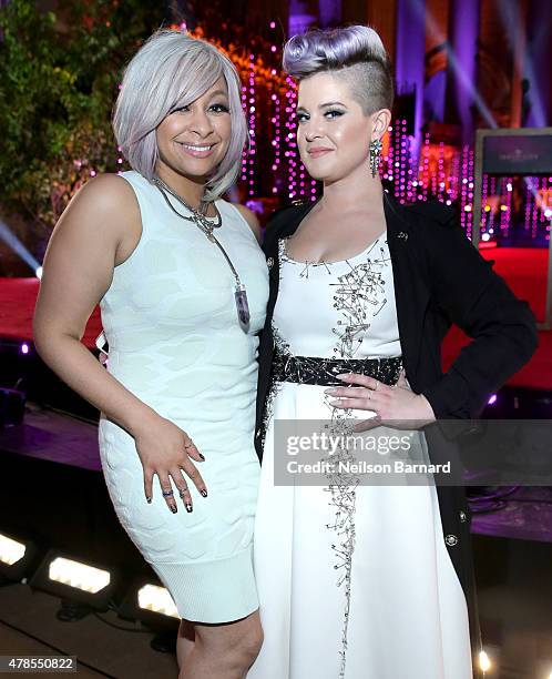 Kelly Osbourne and Raven-Symone attends Logo's "Trailblazer Honors" 2015 at the Cathedral of St. John the Divine on June 25, 2015 in New York City.