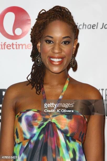 Actor Dinora Walcott attends the premiere screening and cocktail reception of the Lifetime original movie "The Grim Sleeper" at American Film...