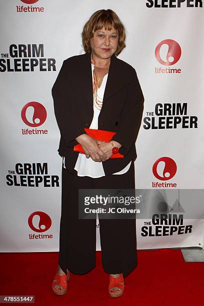 Actress Susan Ruttan attends the premiere screening and cocktail reception of the Lifetime original movie "The Grim Sleeper" at American Film...