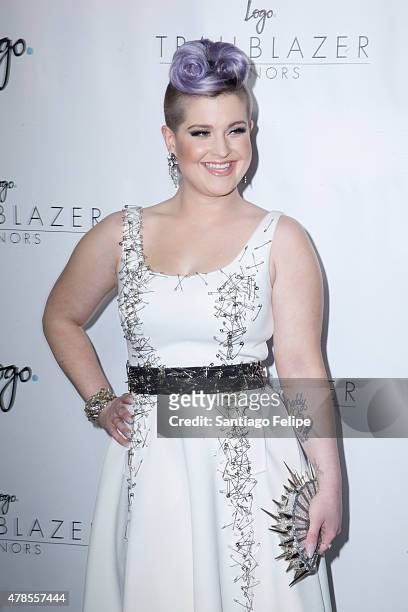 Kelly Osbourne attends Logo TV's "Trailblazers" at the Cathedral of St. John the Divine on June 25, 2015 in New York City.