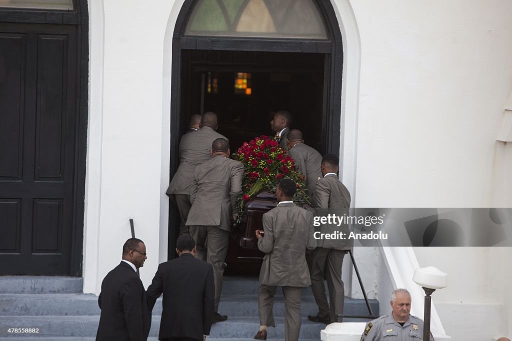 Reverend Clementa Pinckney Viewing at Emanuel AME Church