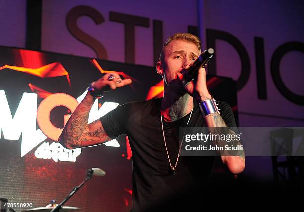 Mk Rapper Machine Gun Kelly Album Listening Party Photos and Premium High Res ...
