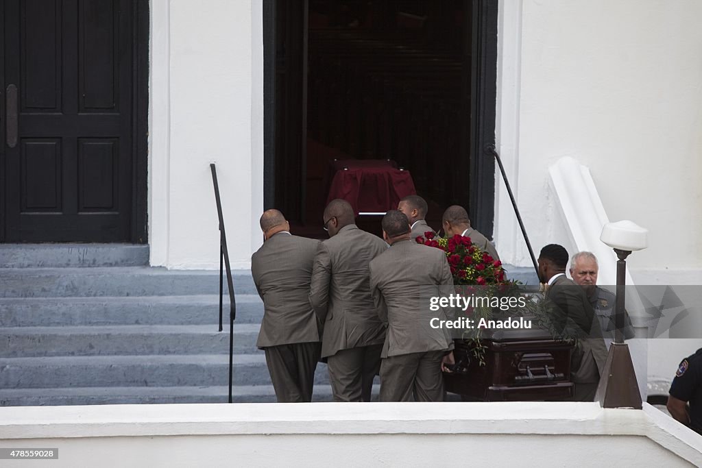 Reverend Clementa Pinckney Viewing at Emanuel AME Church