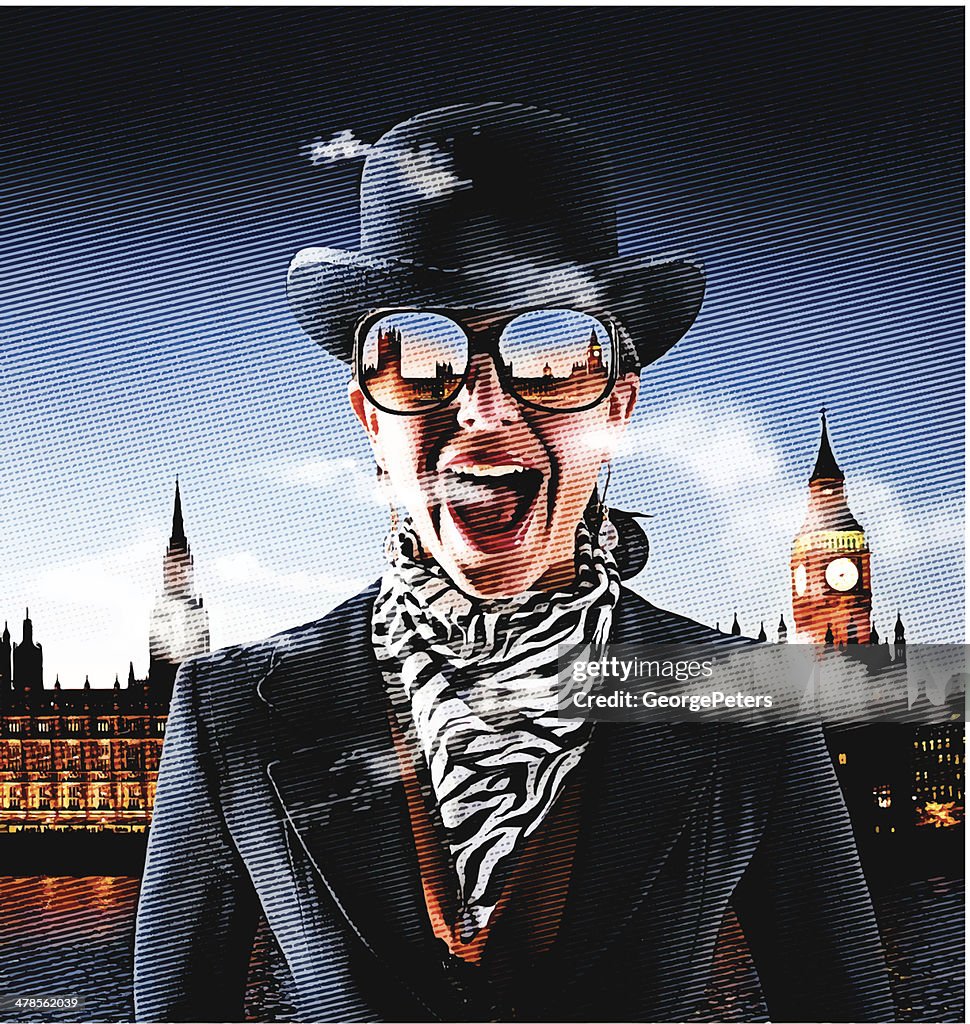 Donna di Londra montaggio