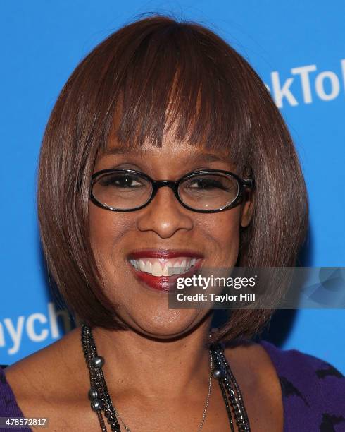 Gayle King attends the "Paycheck To Paycheck: The Life And Times Of Katrina Gilbert" premiere at HBO Theater on March 13, 2014 in New York City.