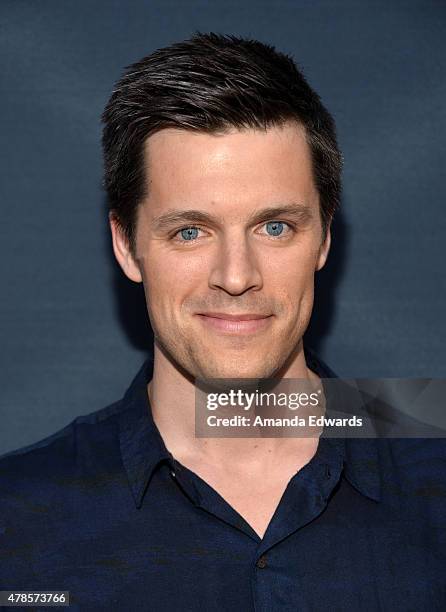 Actor Nick Jandl arrives at the premiere of A24 Films "Amy" at the ArcLight Cinemas on June 25, 2015 in Hollywood, California.