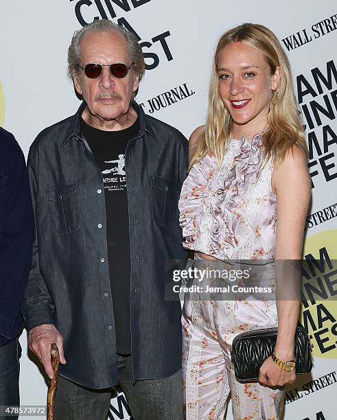 Director Larry Clark and actress Chloe Sevigny attend the "Kids" 20th Anniversary Screening at BAMcinemaFest 2015 at BAM Peter Jay Sharp Building on...