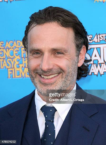 Actor Andrew Lincoln attends the 41st Annual Saturn Awards at The Castaway on June 25, 2015 in Burbank, California.