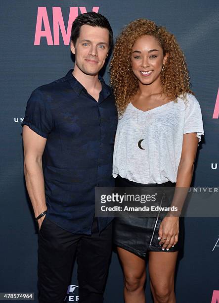 Actor Nick Jandl and actress Chaley Rose arrive at the premiere of A24 Films "Amy" at the ArcLight Cinemas on June 25, 2015 in Hollywood, California.