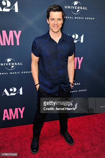 Nick Jandl attends the Premiere Of A24 Films 'Amy' at ArcLight Cinemas on June 25, 2015 in Hollywood, California.