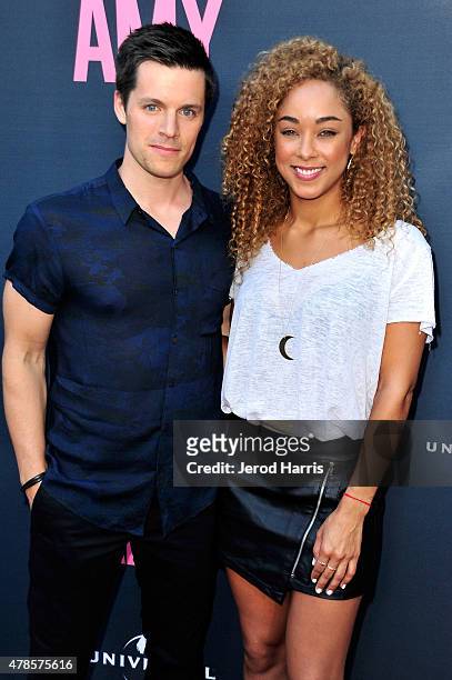 Nick Jandl and Chaley Rose attend the Premiere Of A24 Films 'Amy' at ArcLight Cinemas on June 25, 2015 in Hollywood, California.