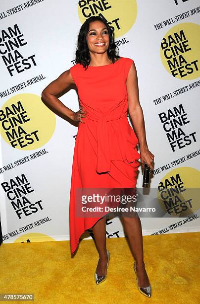 Actress Rosario Dawson attends BAMcinemaFest 2015 'Kids' 20th Anniversary Screening at BAM Peter Jay Sharp Building on June 25, 2015 in New York City.