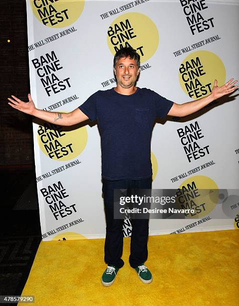 Screenwriter Harmony Korine attends BAMcinemaFest 2015 'Kids' 20th Anniversary Screening at BAM Peter Jay Sharp Building on June 25, 2015 in New York...