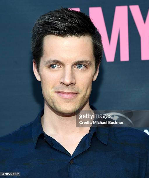 Actor Nick Jandl arrives at the premiere of A24 Films "Amy" at ArcLight Cinemas on June 25, 2015 in Hollywood, California.