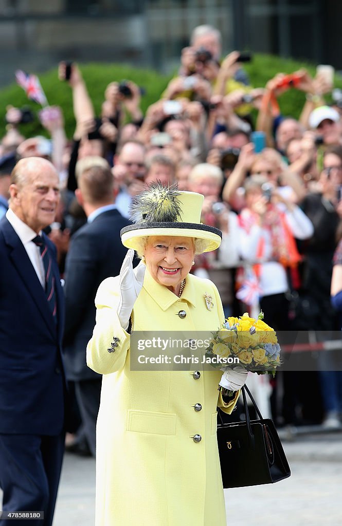 Queen Elizabeth II Visits Berlin